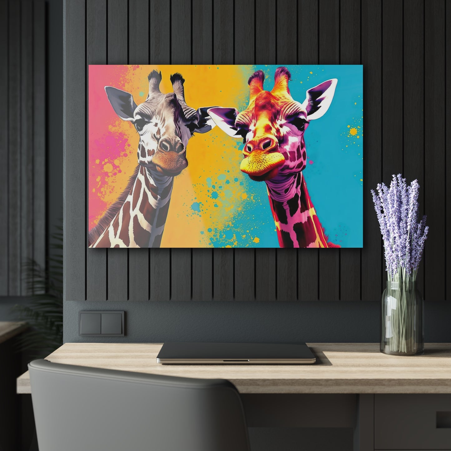 Colorful Giraffes