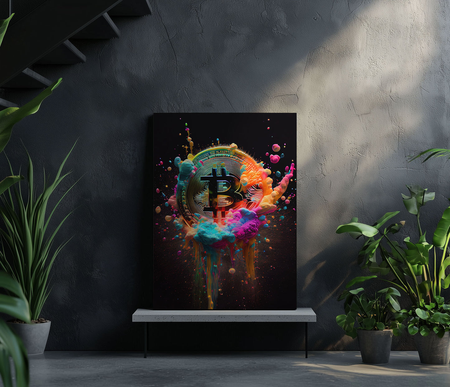 Bitcoin Color Splash