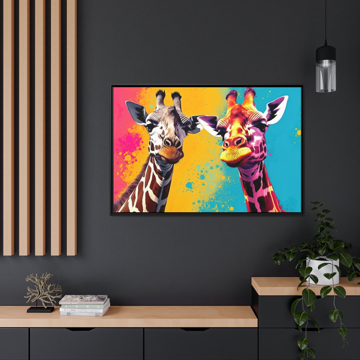Colorful Giraffes