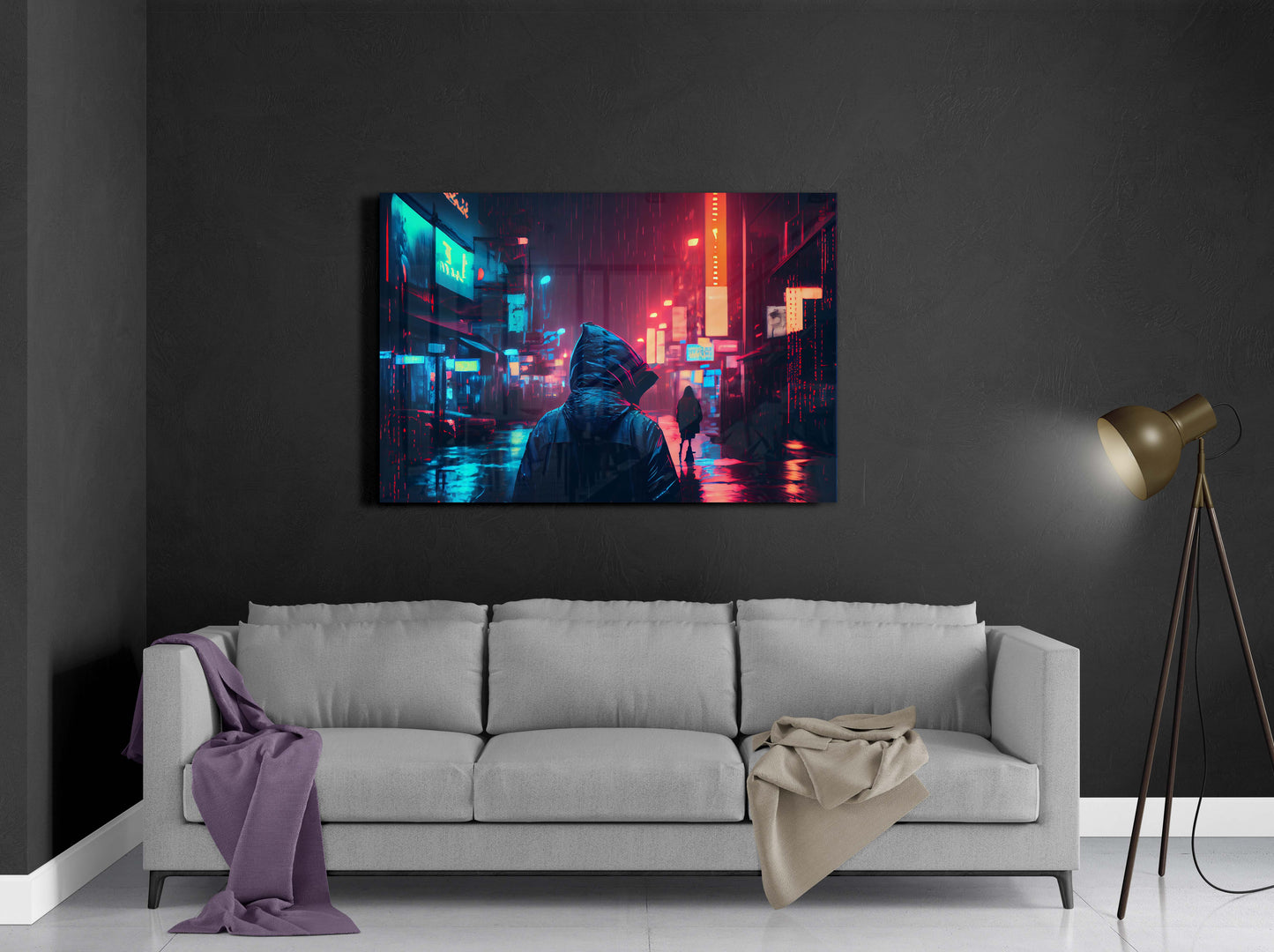 Cyberpunk City Nightlife