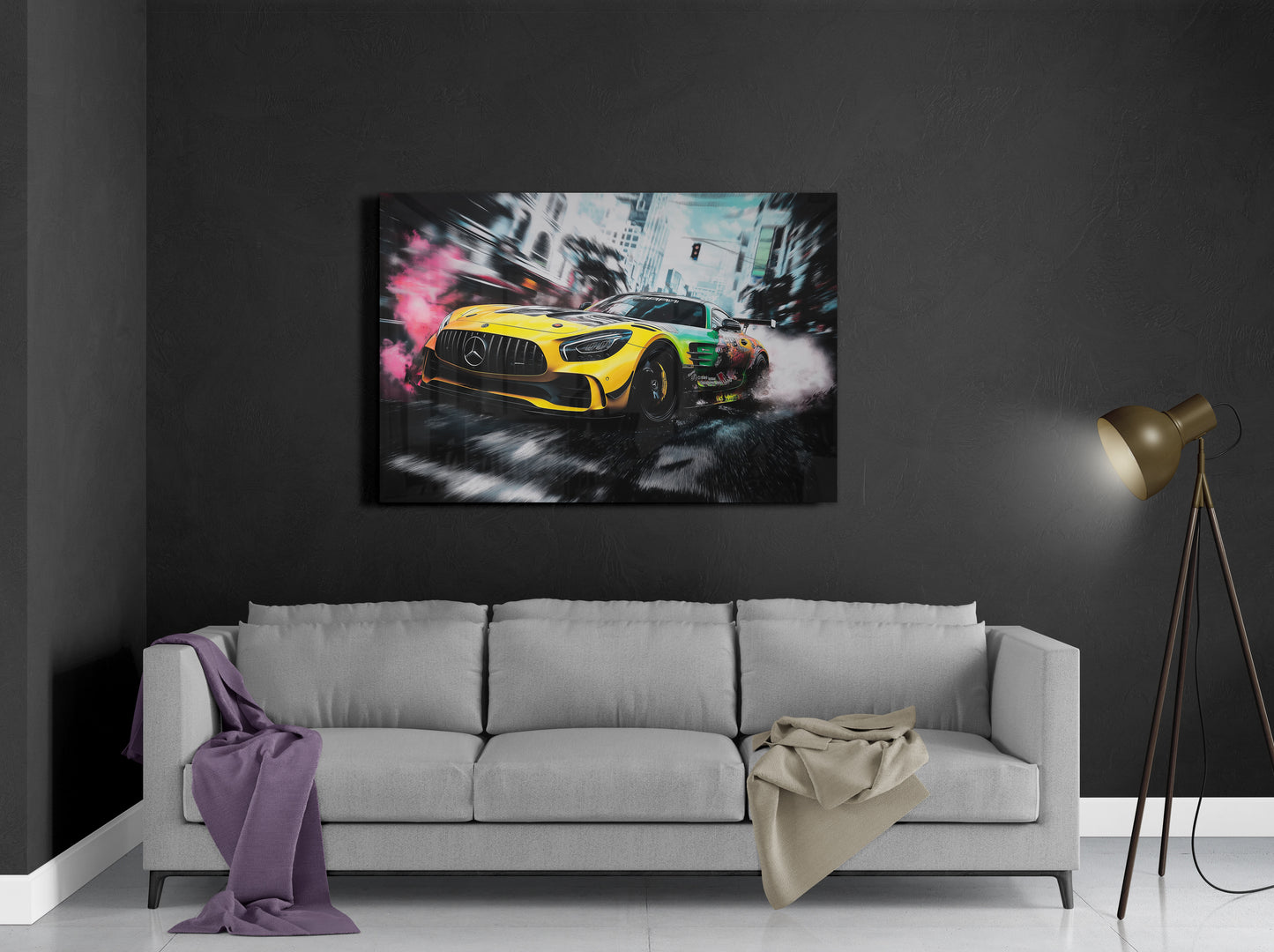Mercedes AMG GT-R Illustration