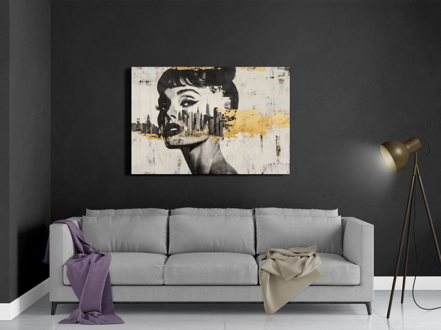 Audrey Hepburn Face Silhouette