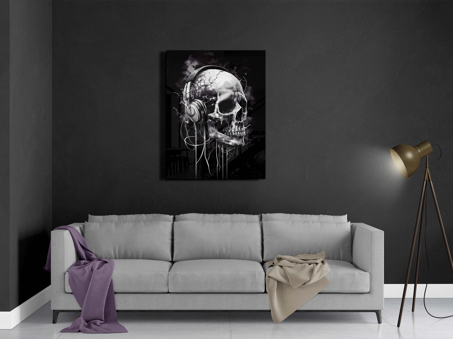 Black Music Skull