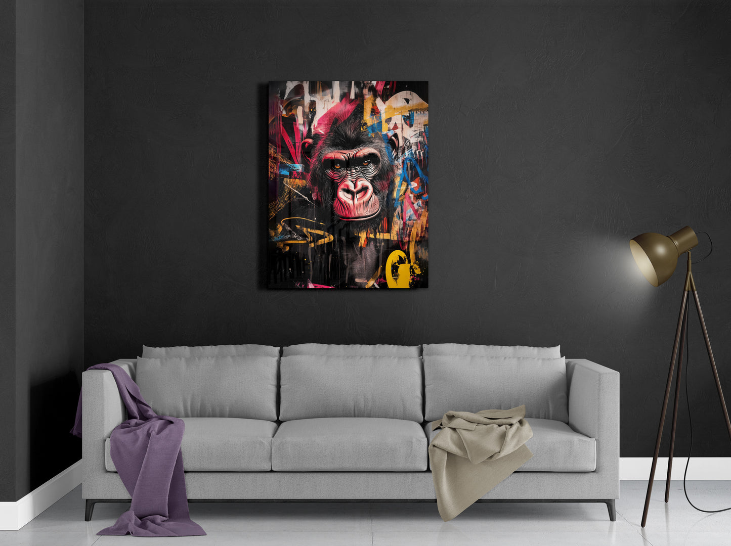 Pop Art Gorilla Abstract