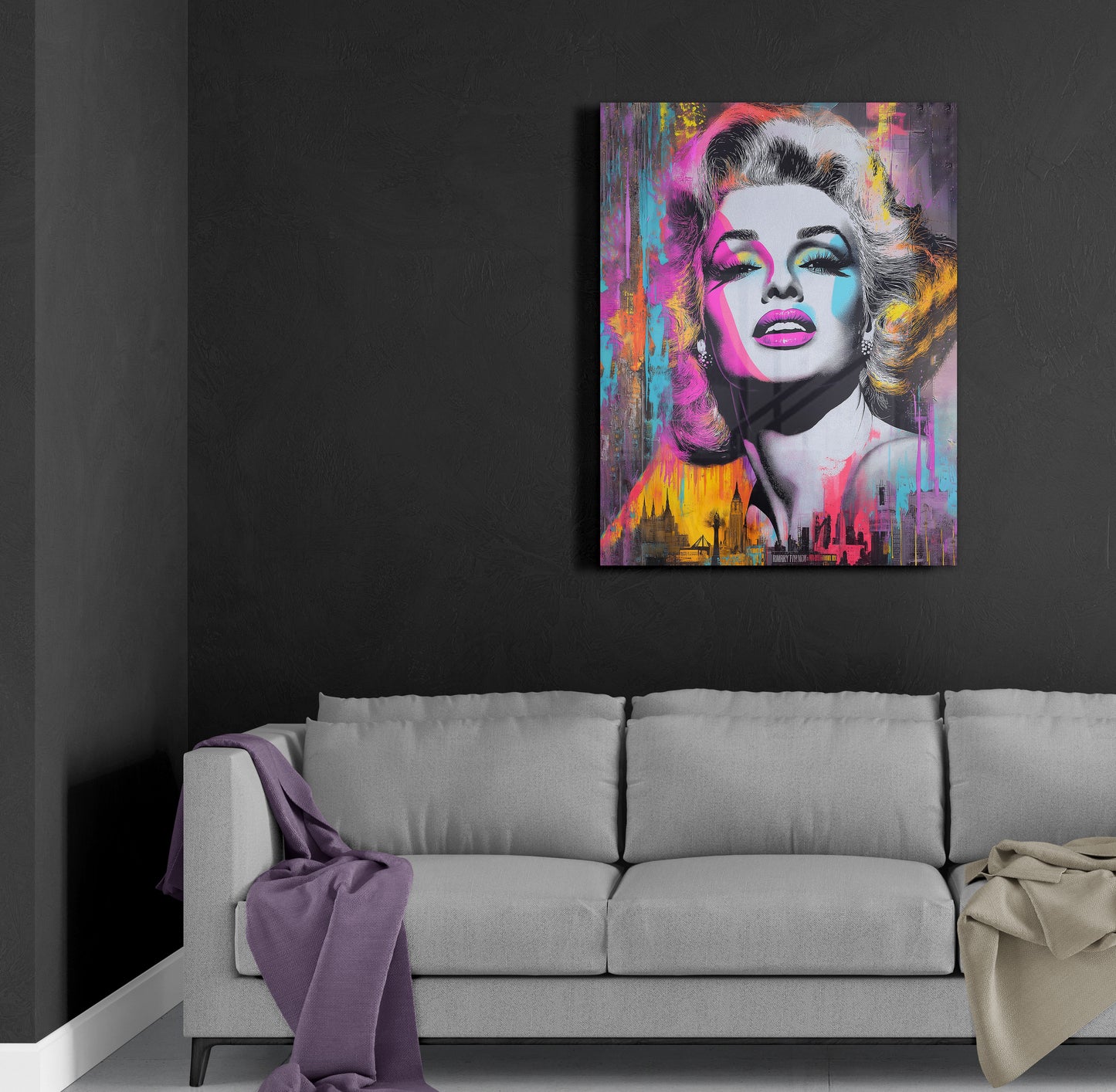 Marilyn Monroe Airbrush Pop Art