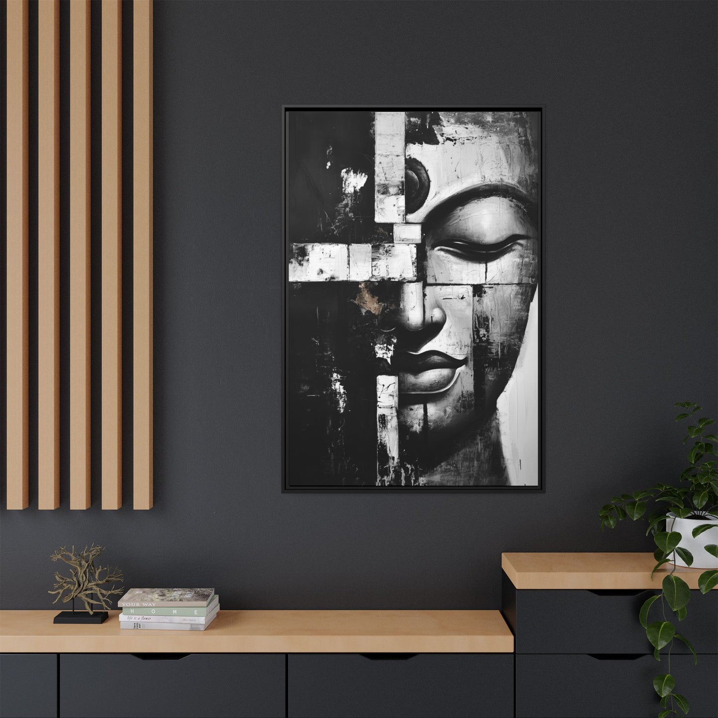 Black & White Buddha