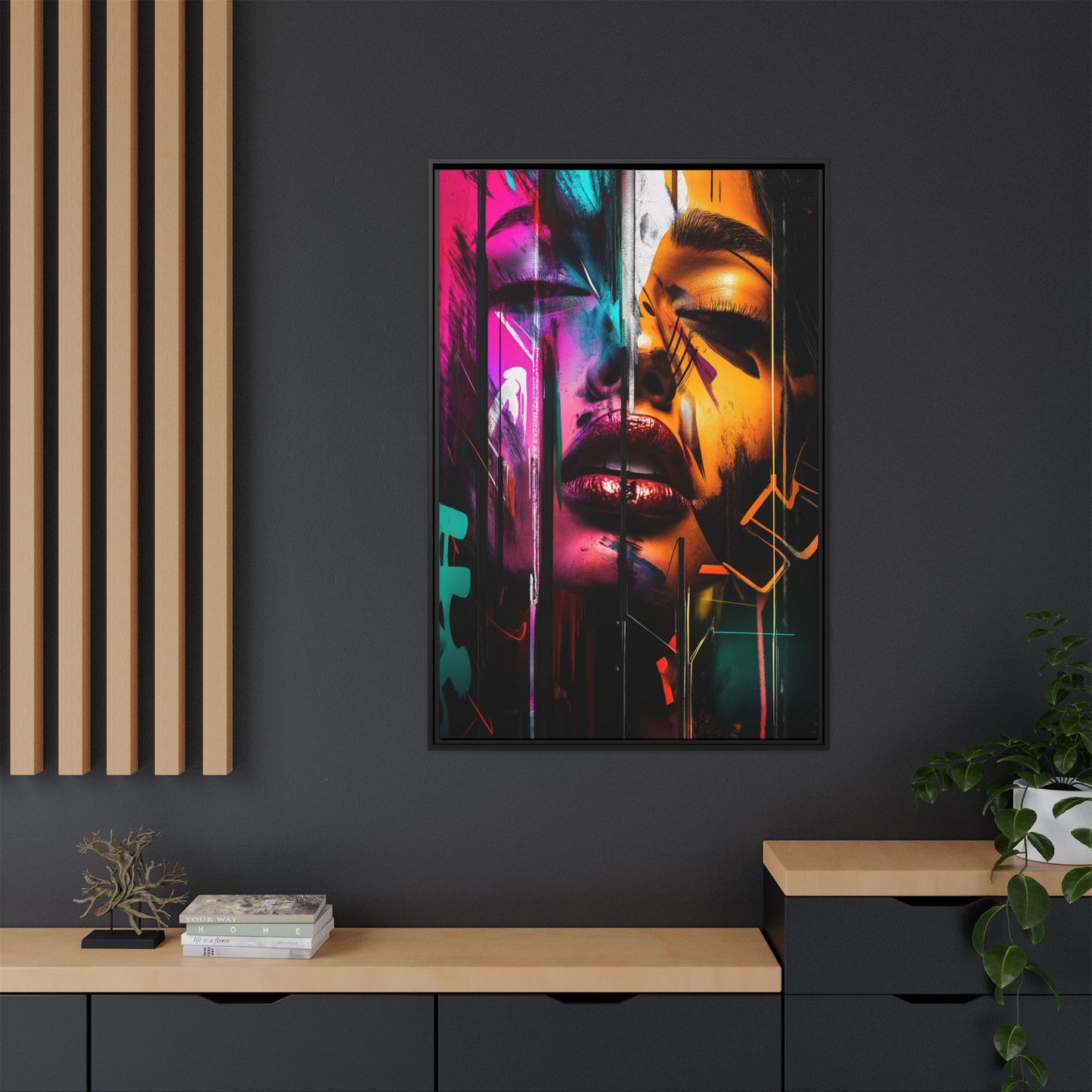 Modern Pop Art Woman's Face