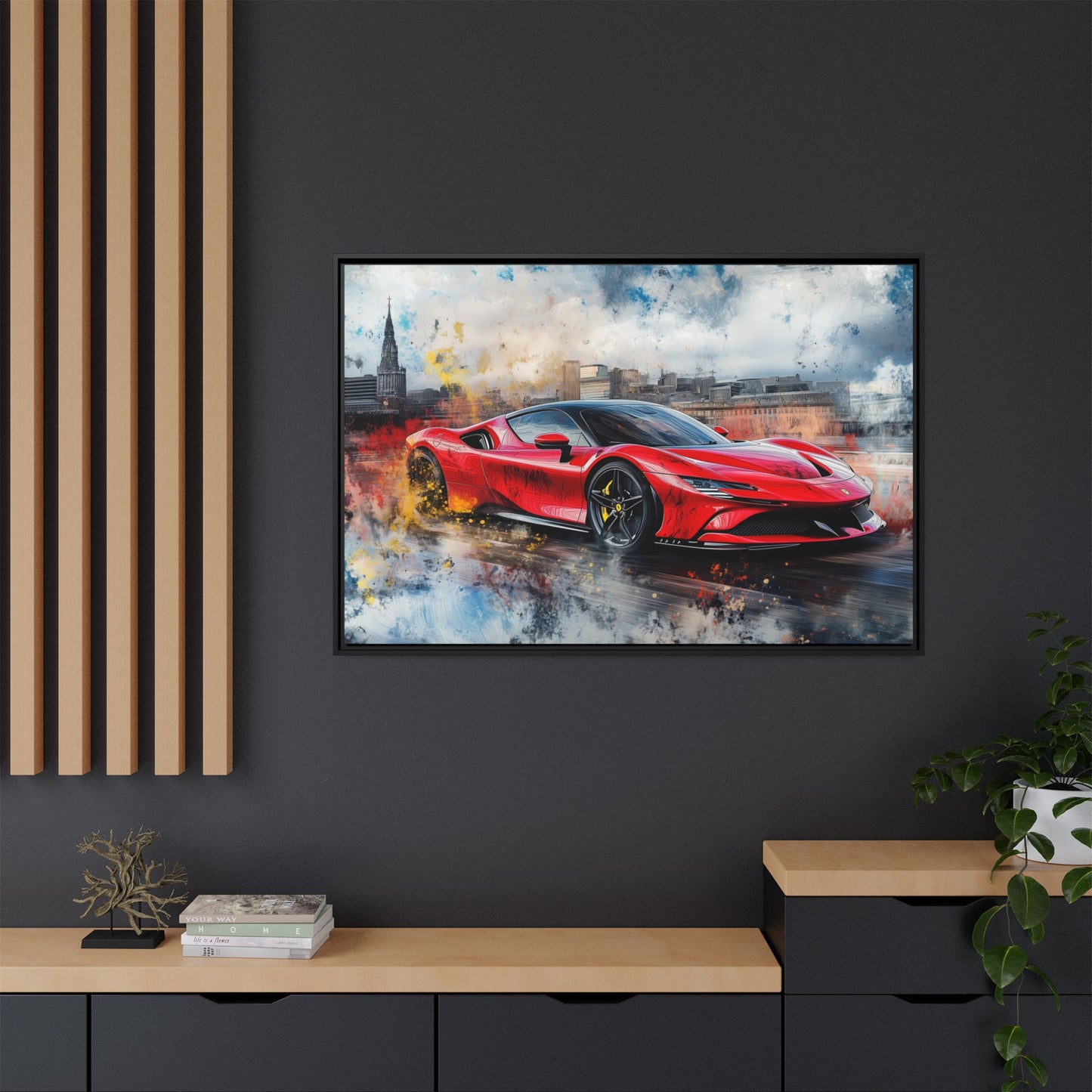 Ferrari SF90 Urban Cityscape