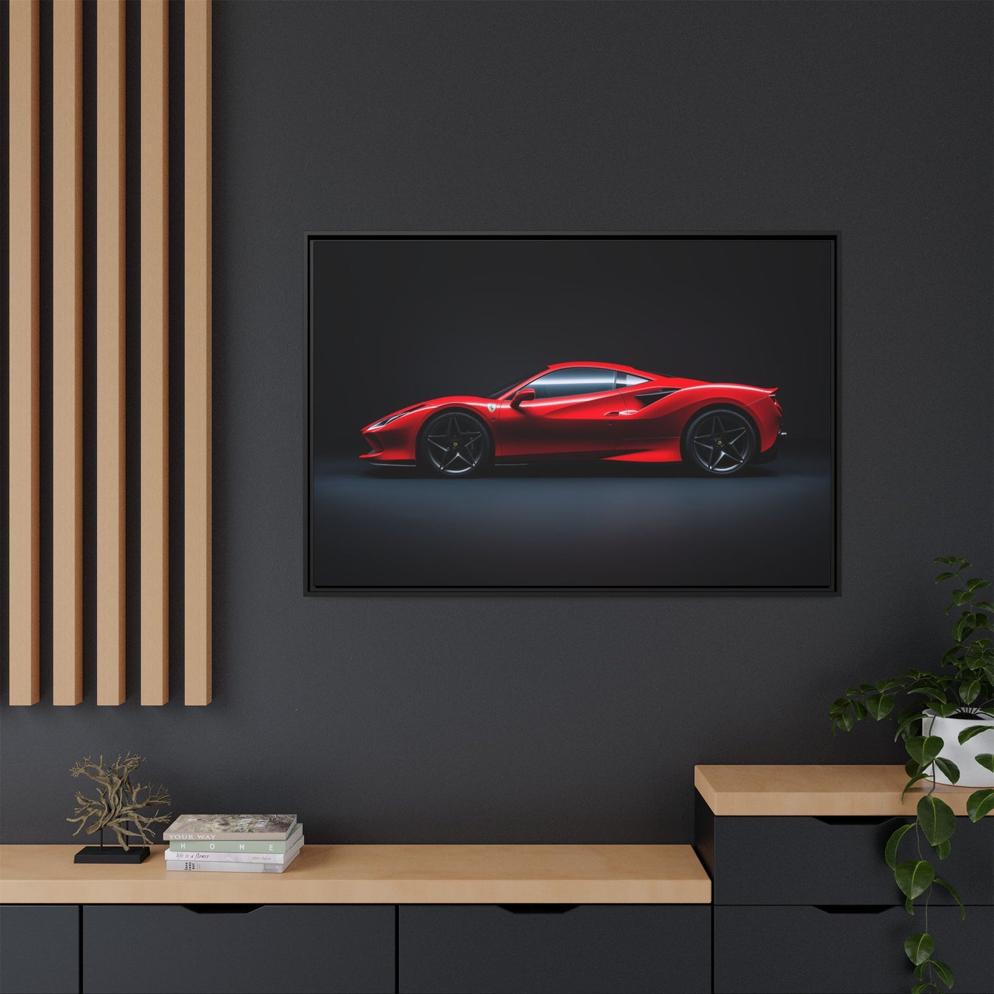 Ferrari F8 Sideview Red