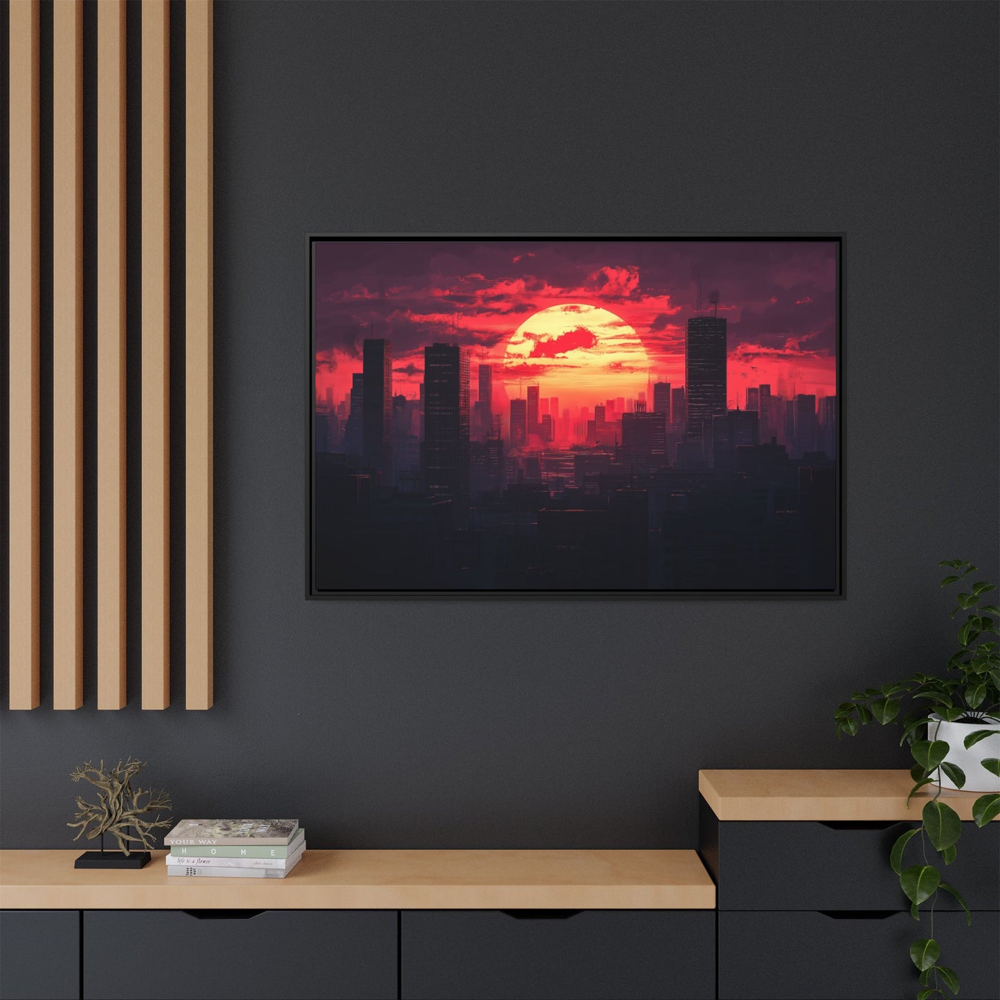 Urban City Sunset