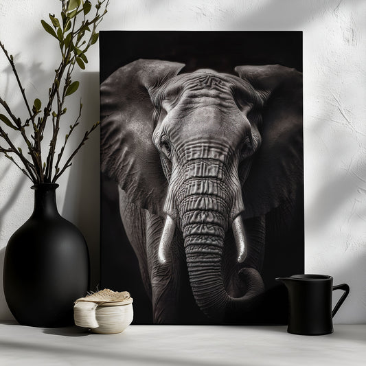 Elephant Black & White
