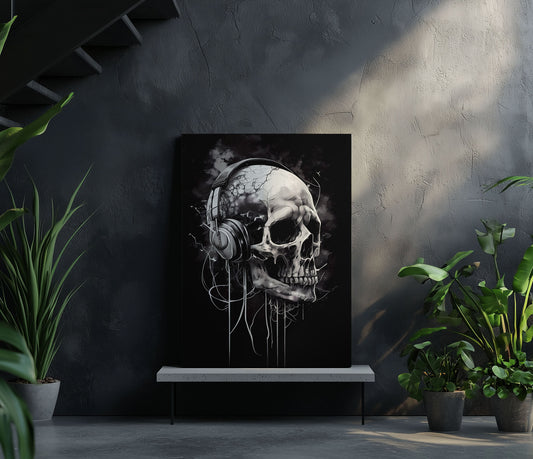Black Music Skull