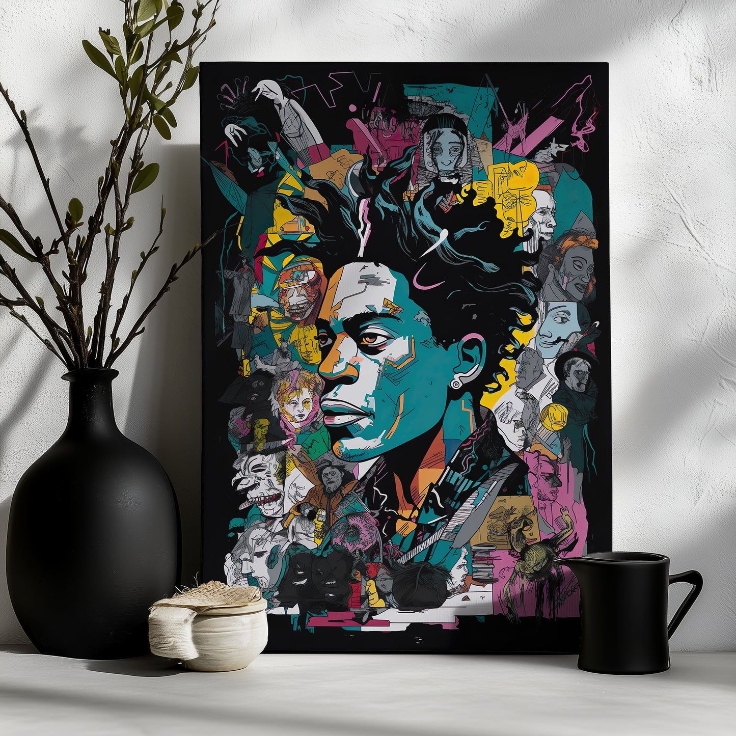 Abstract Graffiti Portrait