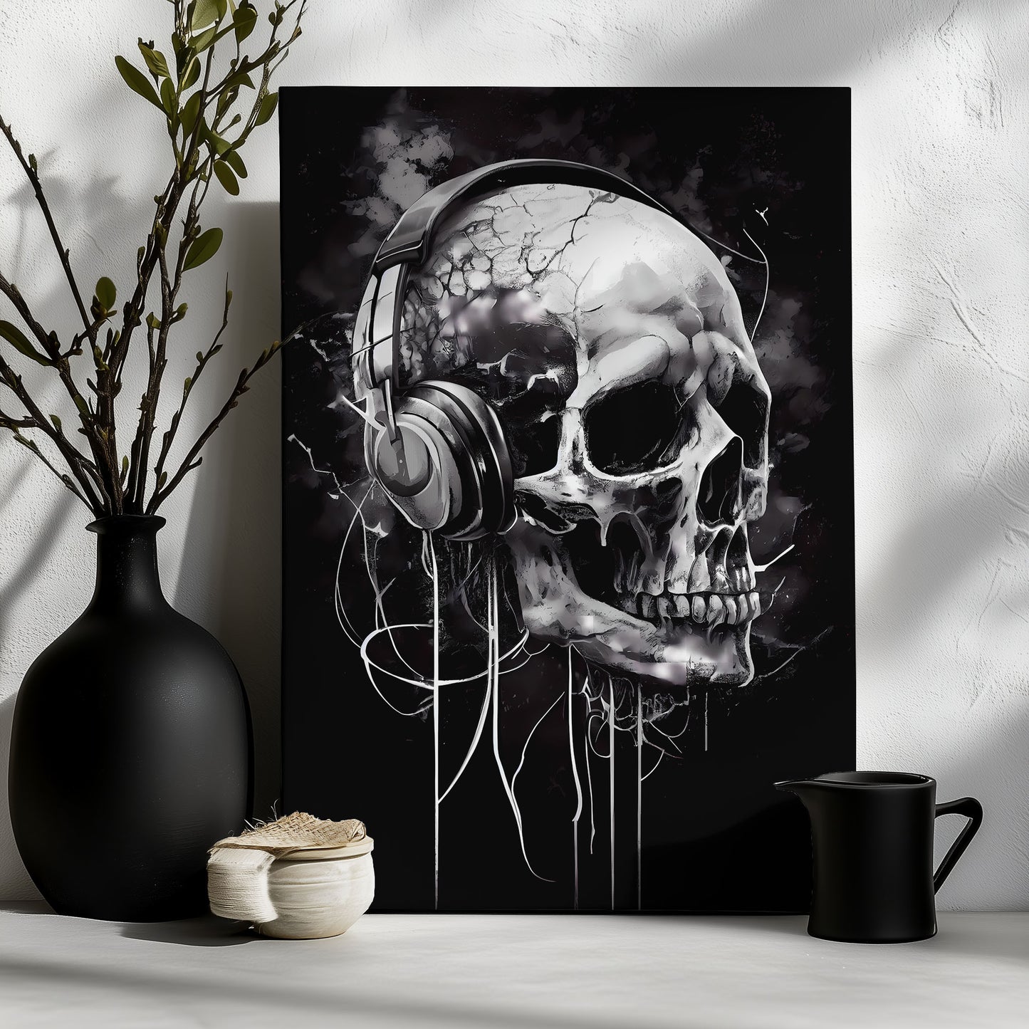 Black Music Skull