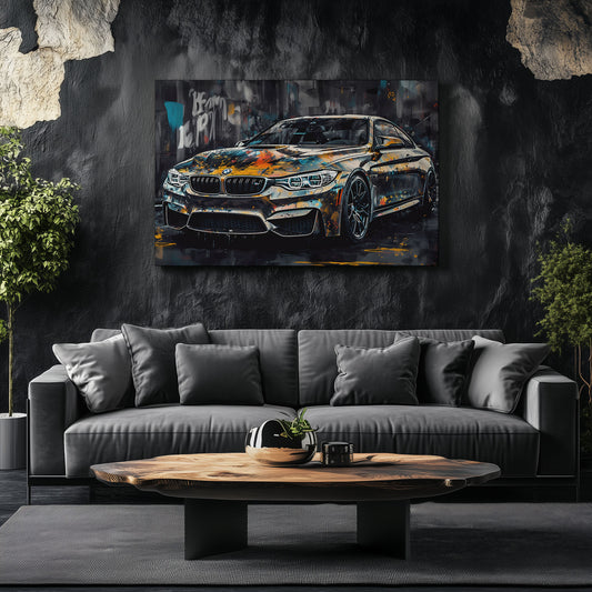 BMW M4 Graffiti Sketch