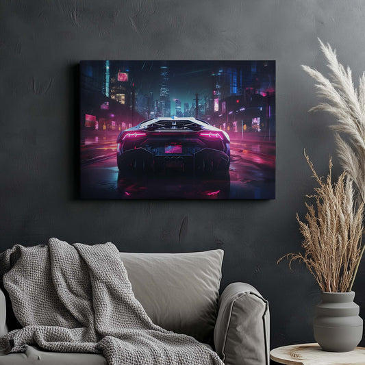 Lamborghini Huracan Cyberpunk Rear