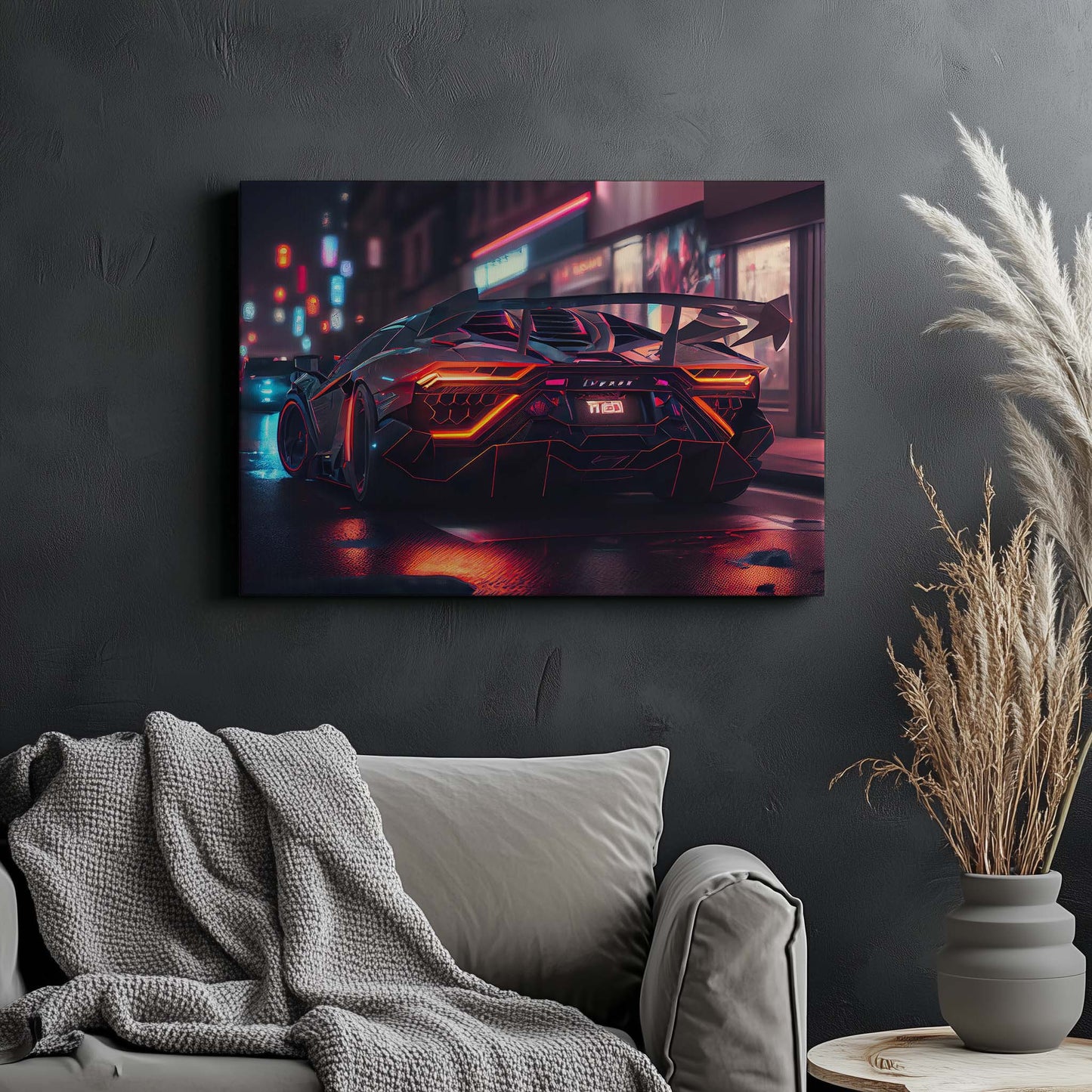 Lamborghini Aventador Cyberpunk Style