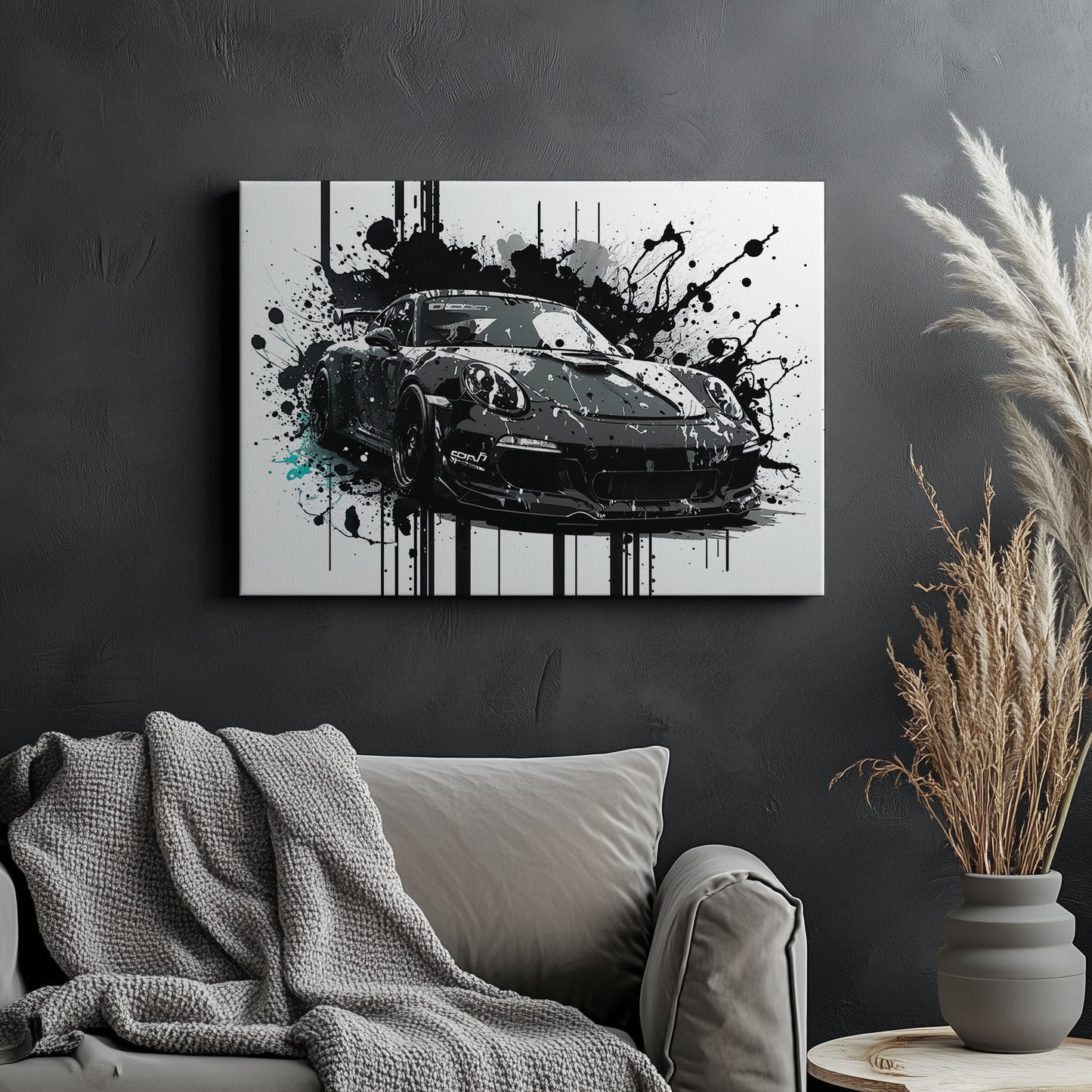 Porsche GT3 Black Splatters