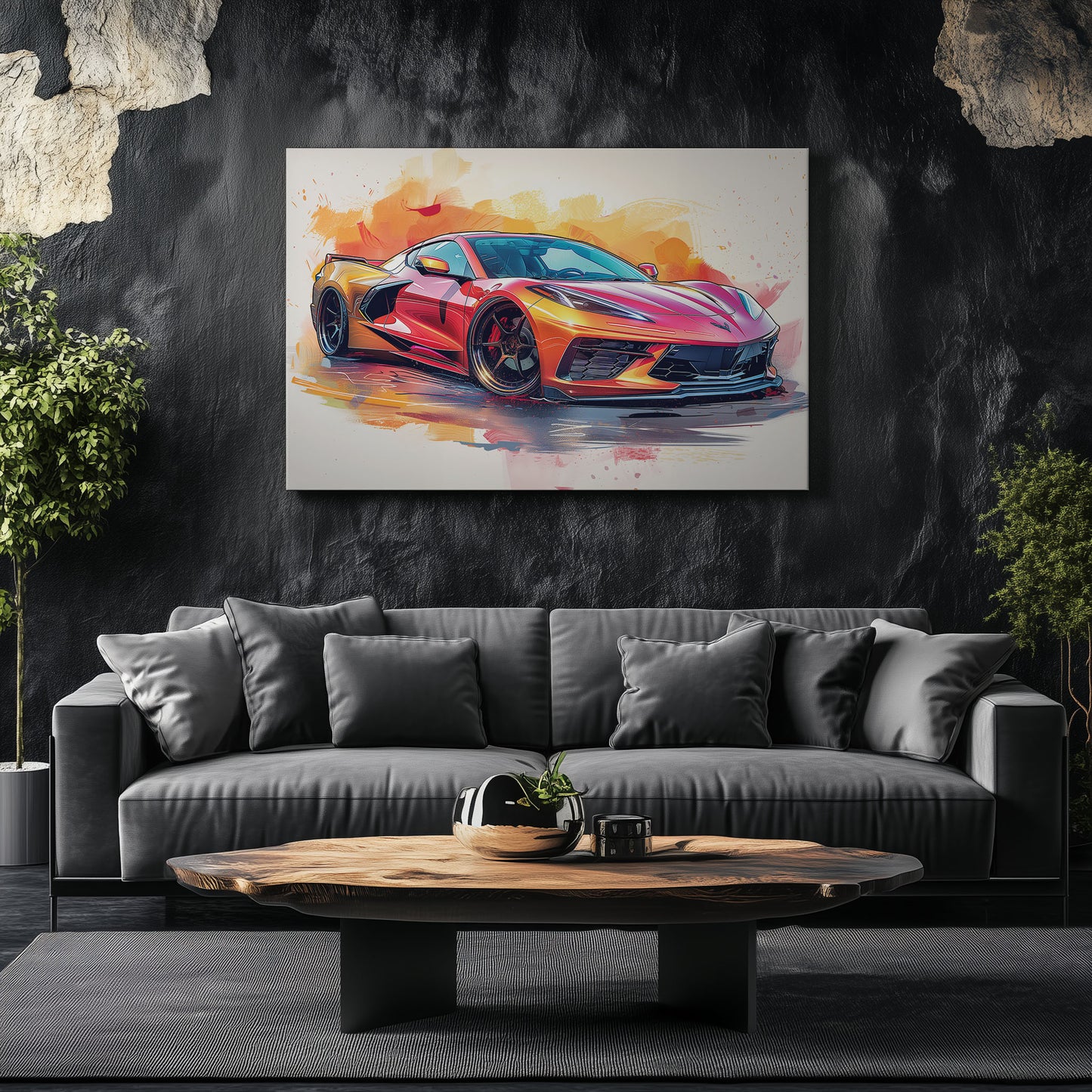 Corvette C8 Sketch