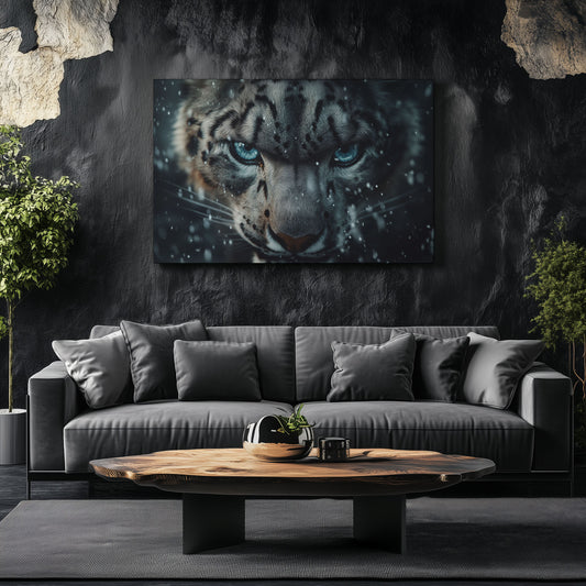 Majestic Snow Leopard Portrait