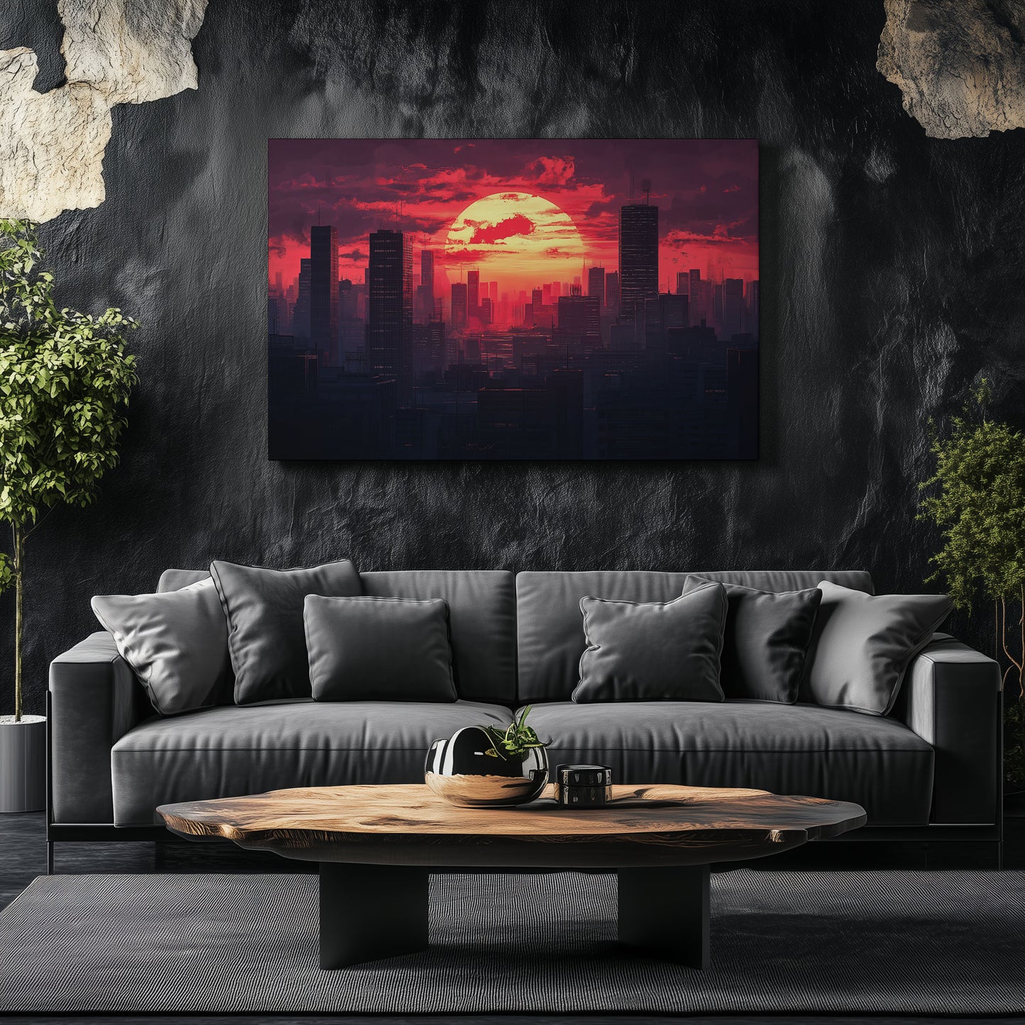 Urban City Sunset