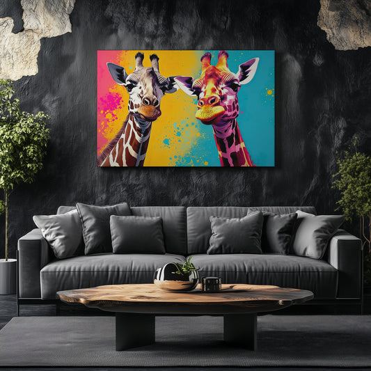 Colorful Giraffes