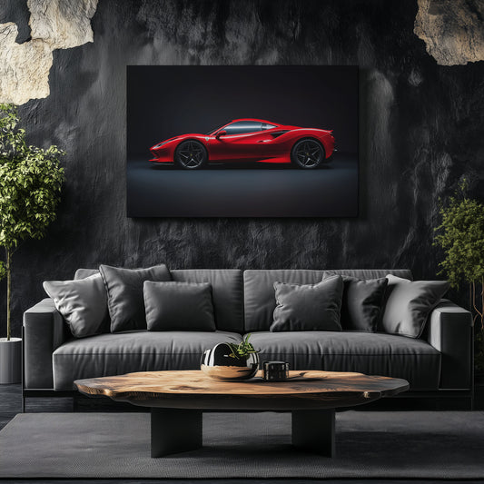 Ferrari F8 Sideview Red