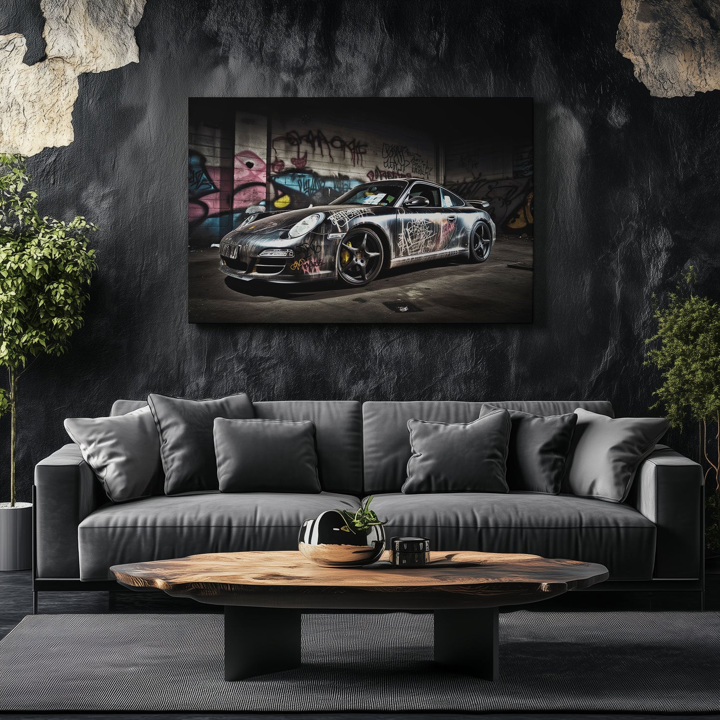 Porsche 911 Graffiti Hall