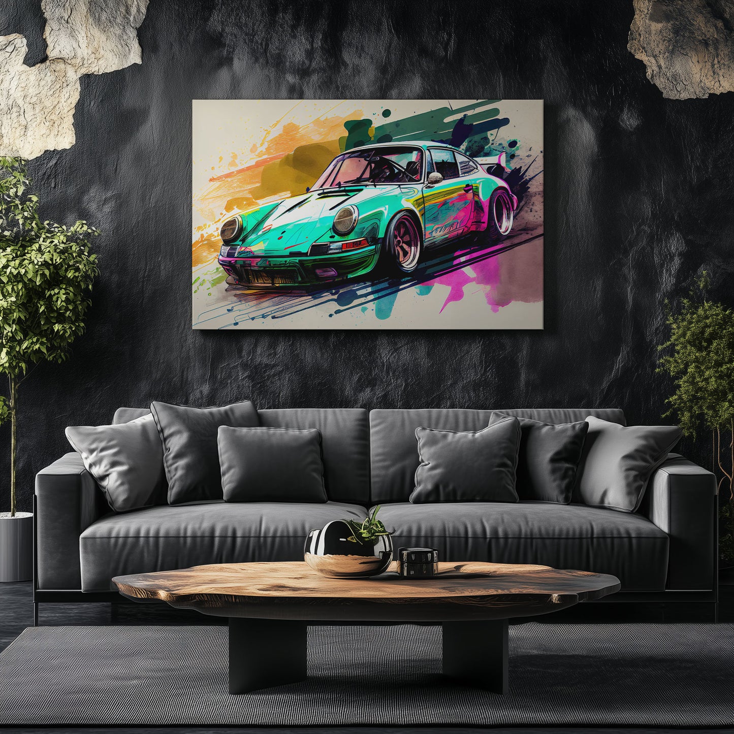 Retro Porsche Sketch