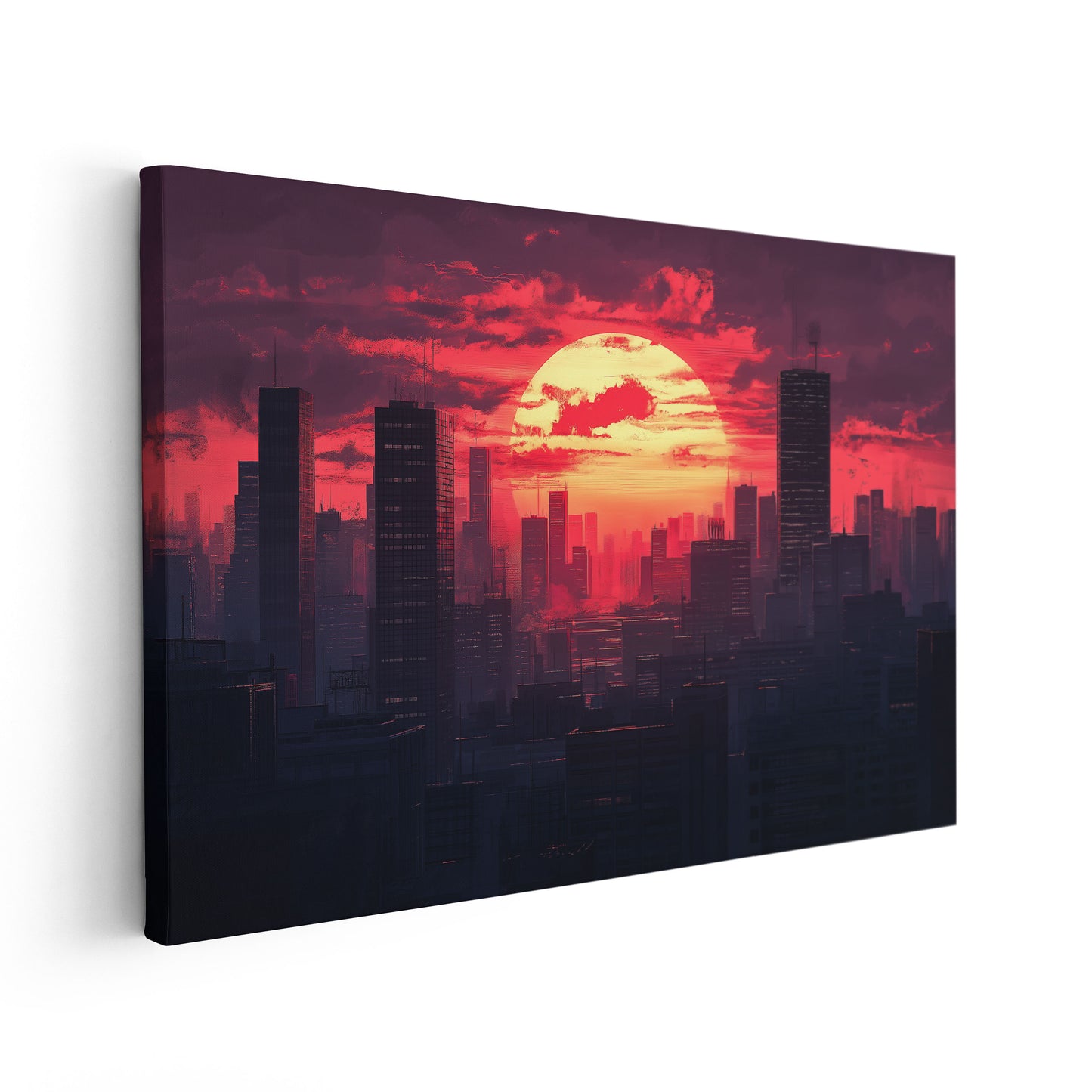 Urban City Sunset