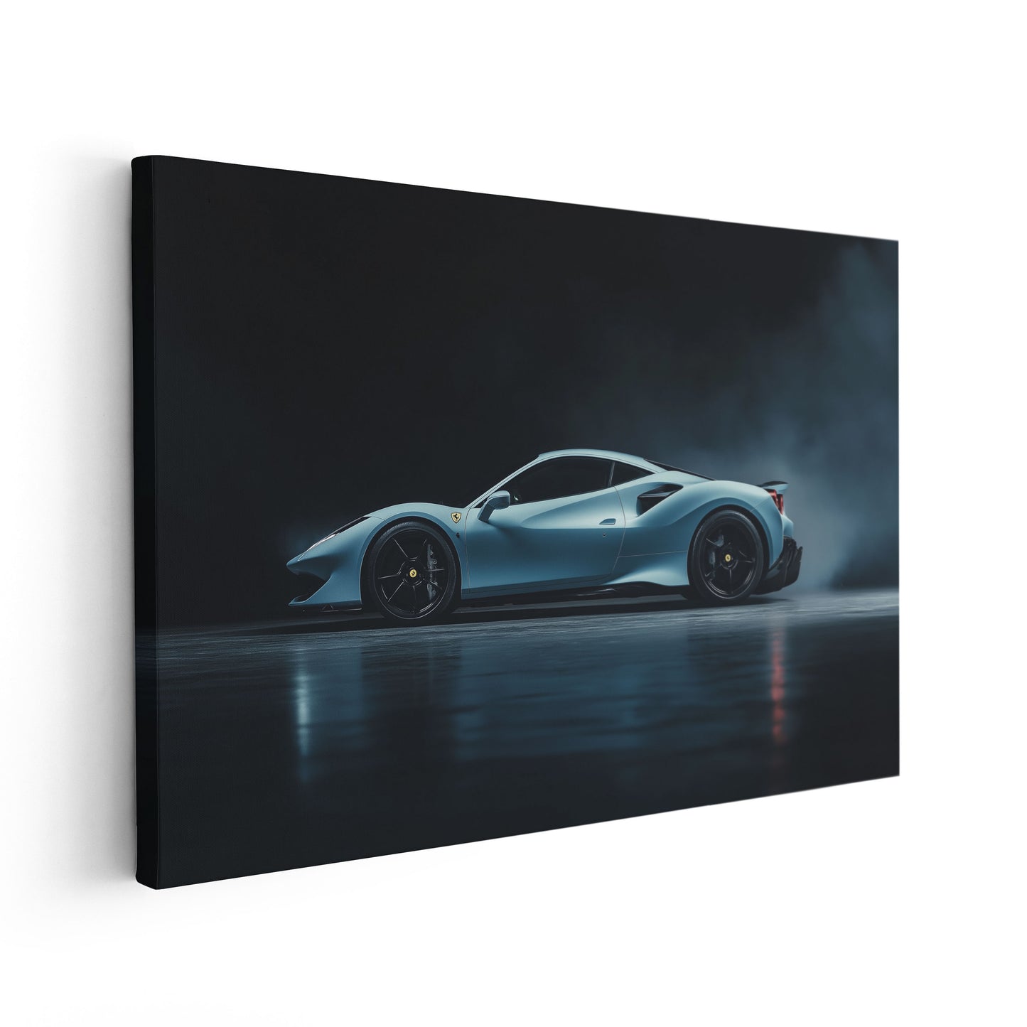 Ferrari F8 Sideview Light Blue