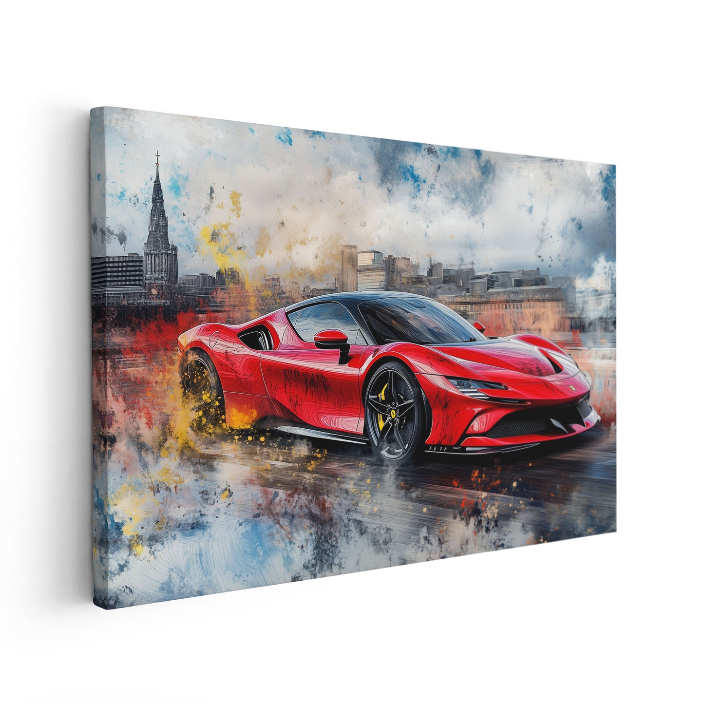 Ferrari SF90 Urban Cityscape