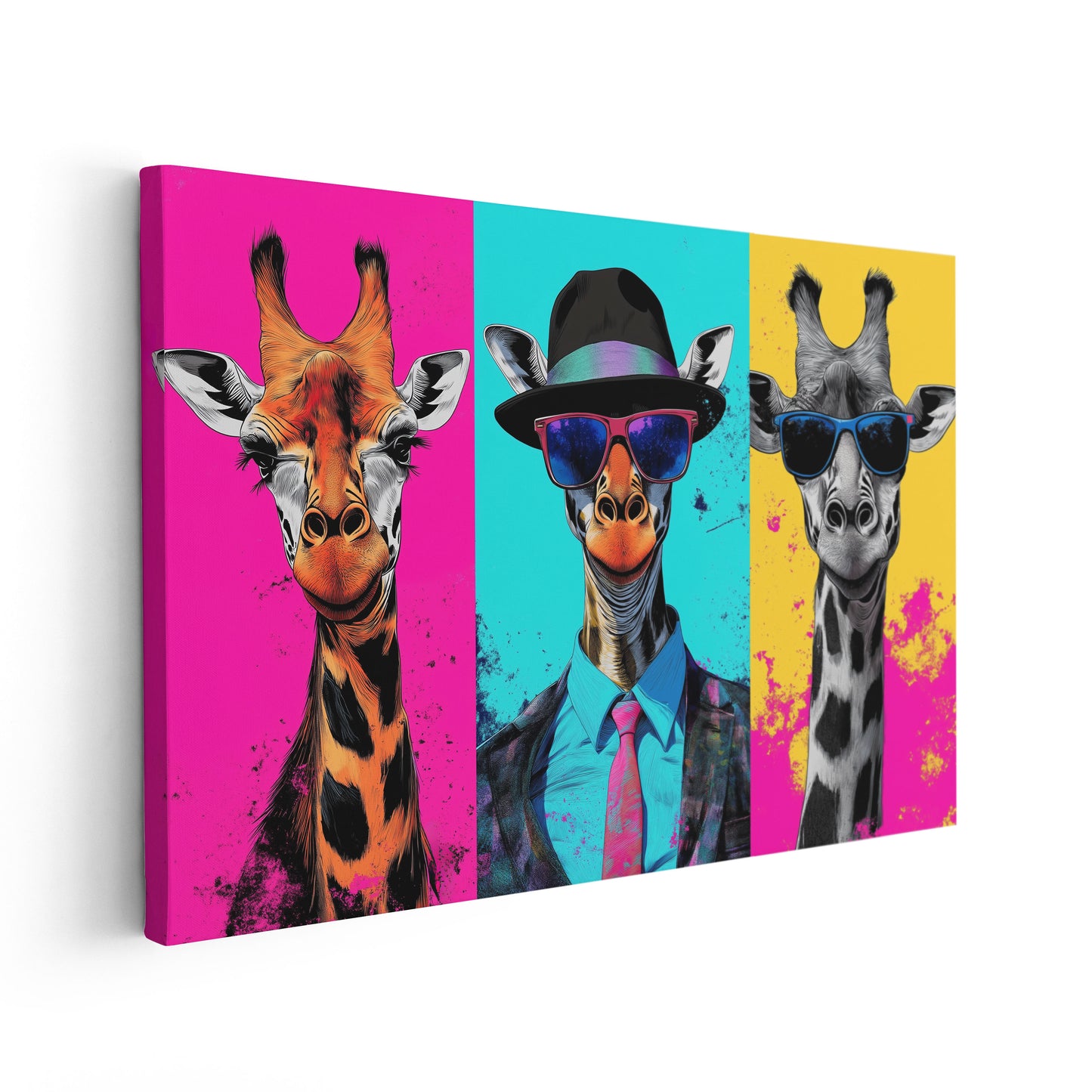 Colorful Giraffes Trio