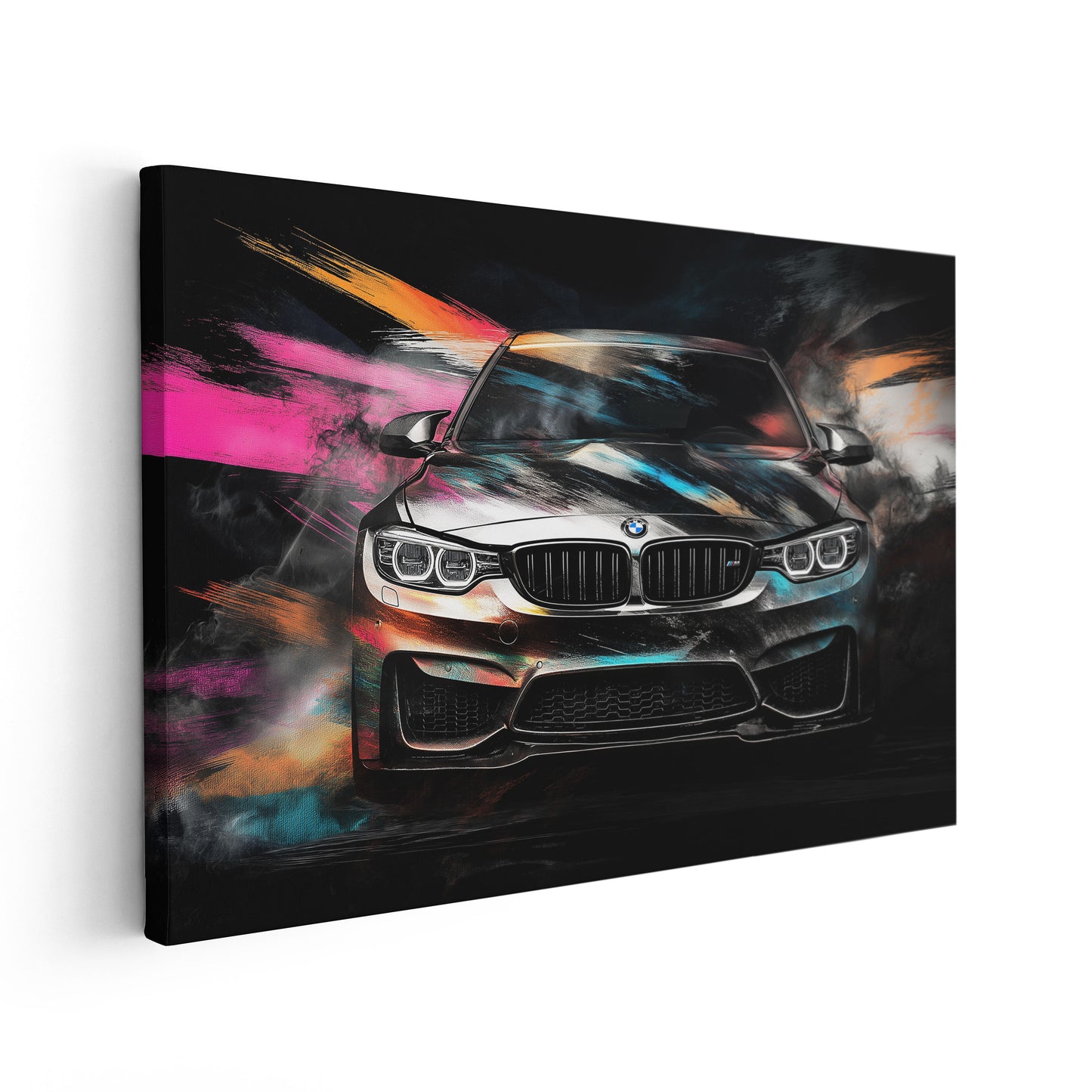 BMW M4 Brushstroke Sketch