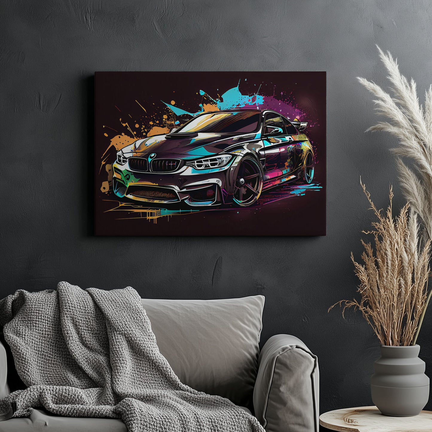 BMW M4 Black Sketch