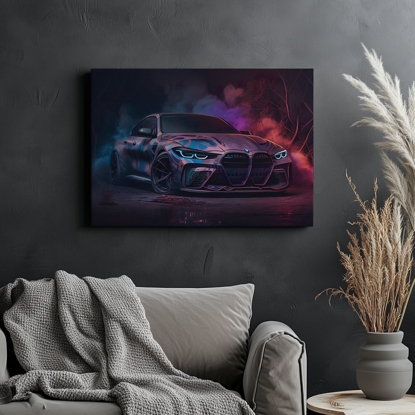 BMW M4 Graffiti Smoke