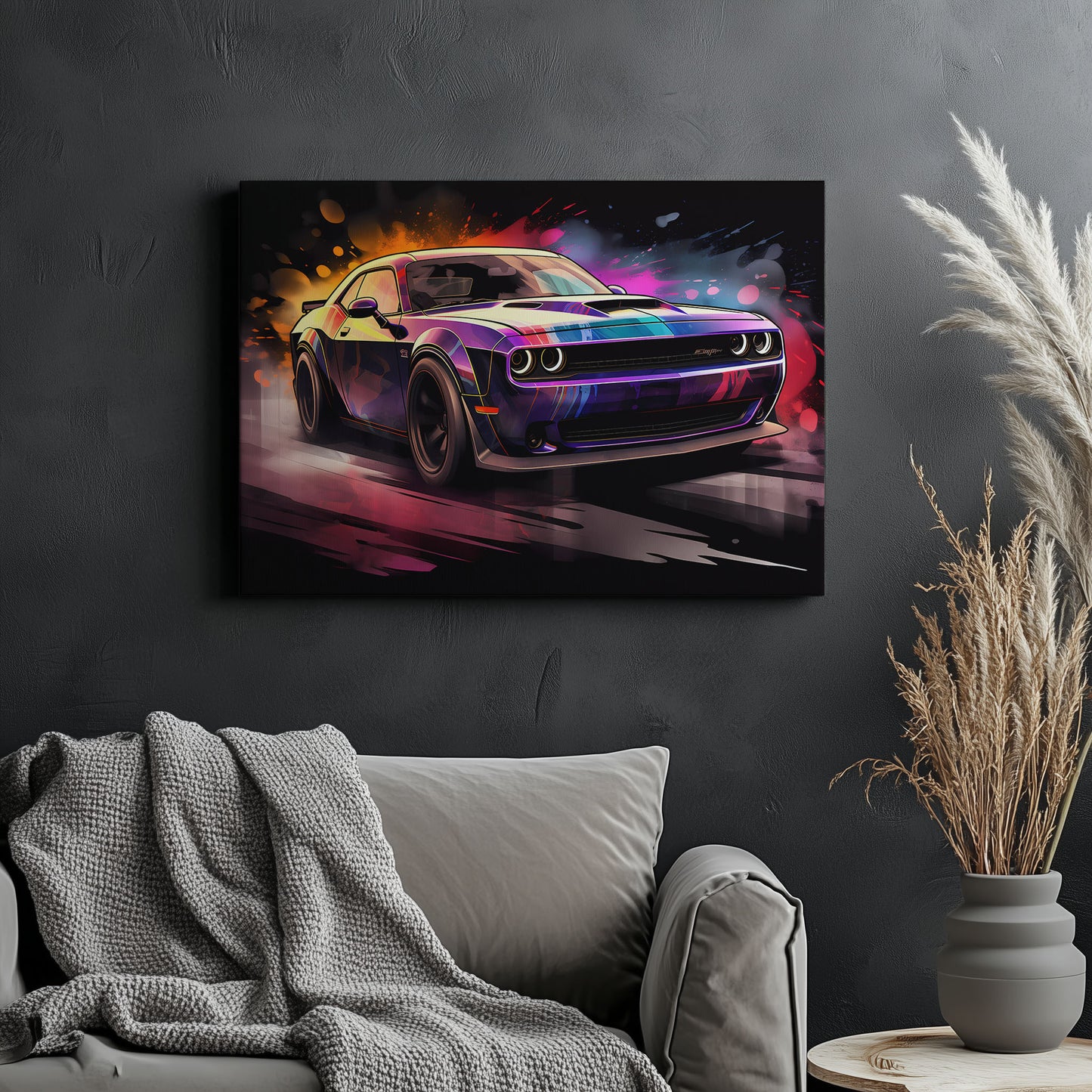 Dodge Challenger Purple Drive
