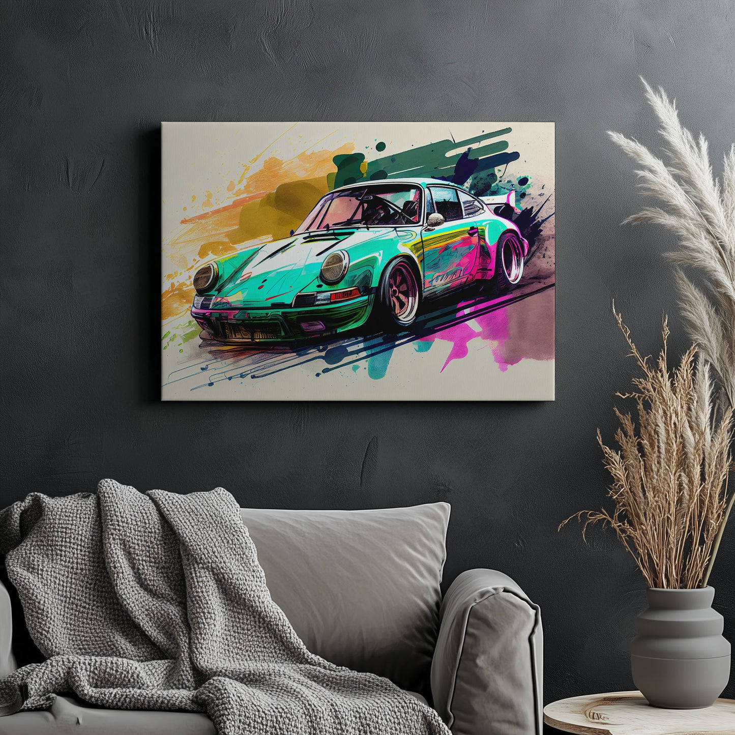 Retro Porsche Sketch