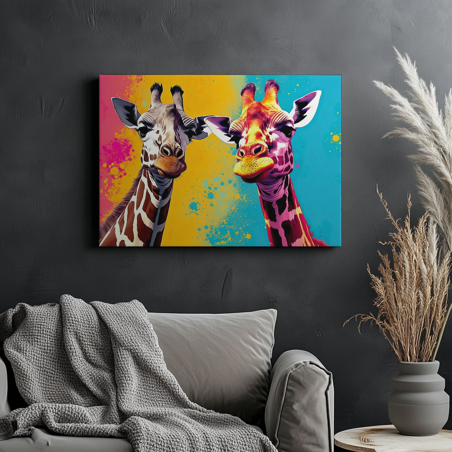 Colorful Giraffes