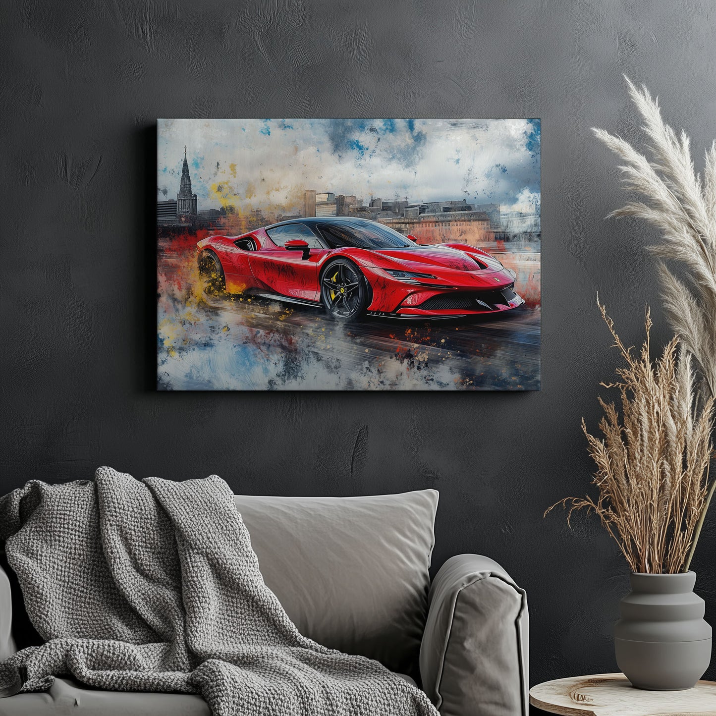 Ferrari SF90 Urban Cityscape