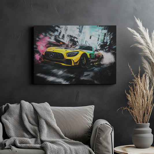 Mercedes AMG GT-R Illustration