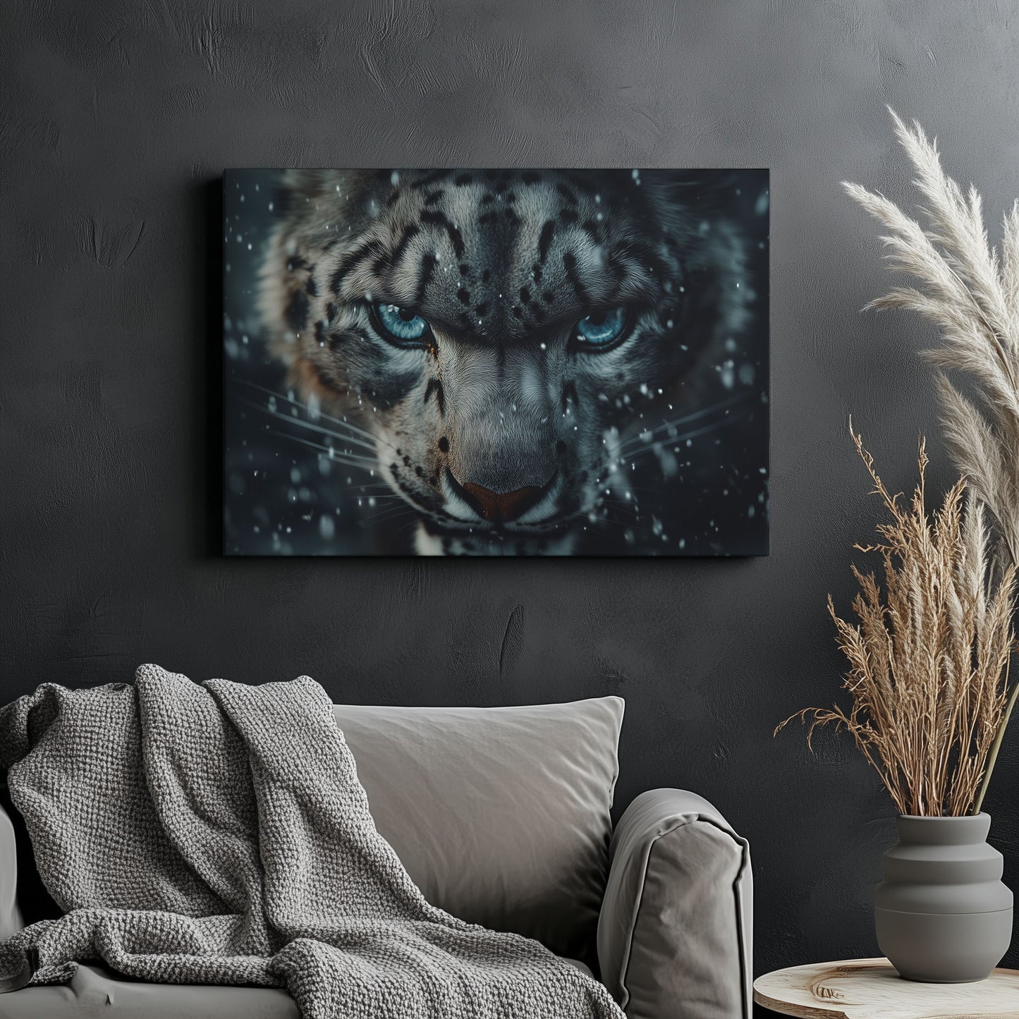 Majestic Snow Leopard Portrait