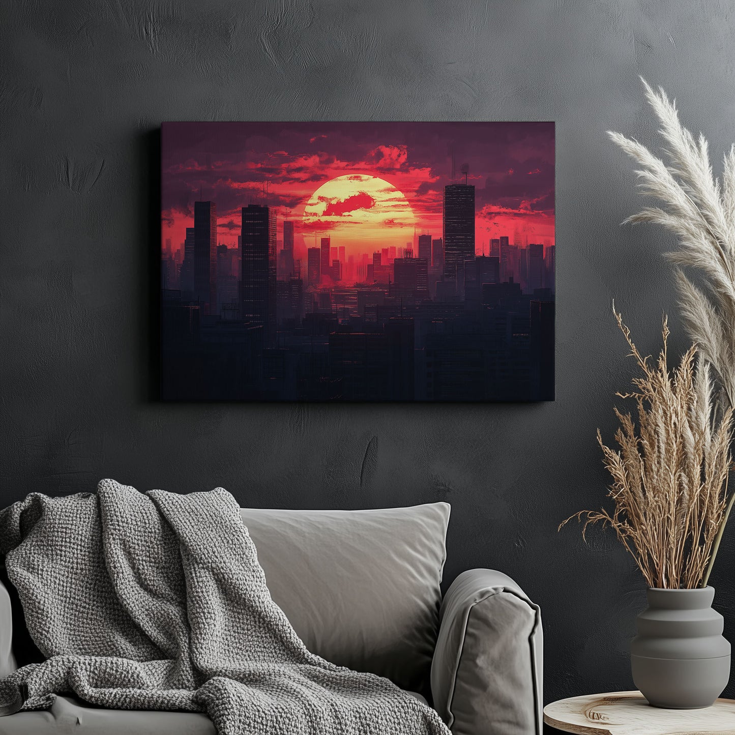 Urban City Sunset