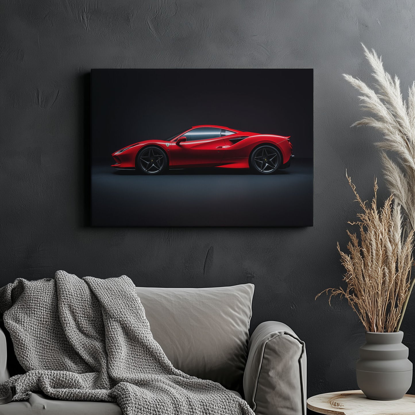 Ferrari F8 Sideview Red
