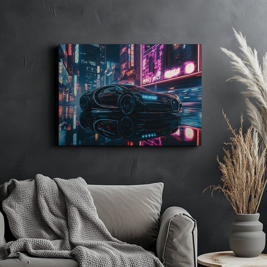 Bugatti Chiron Neon City