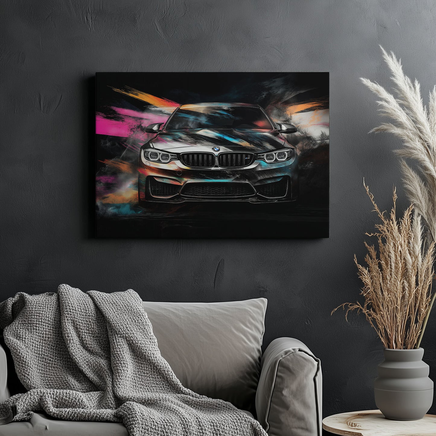 BMW M4 Brushstroke Sketch