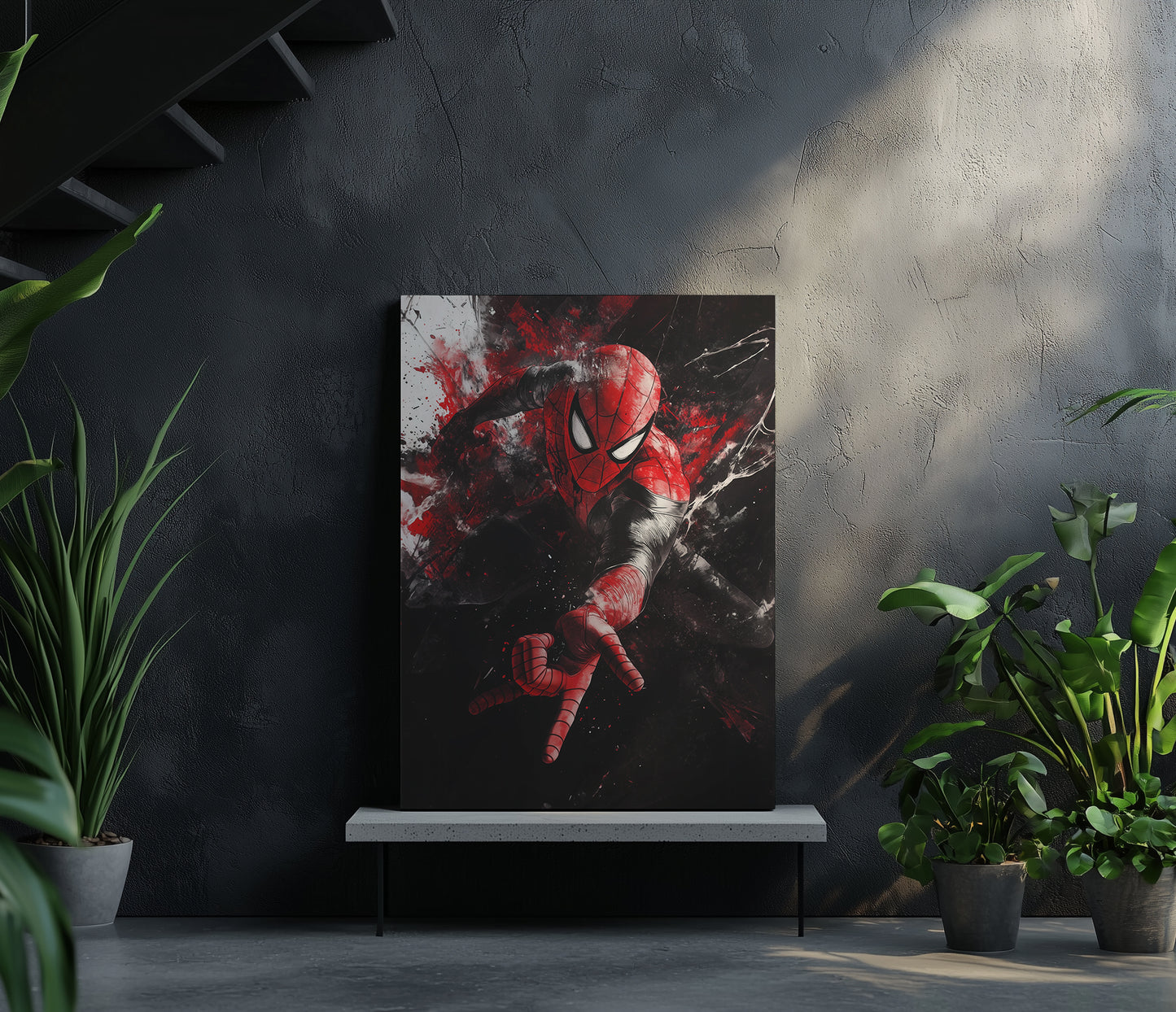 Marvel Spiderman Splash Art