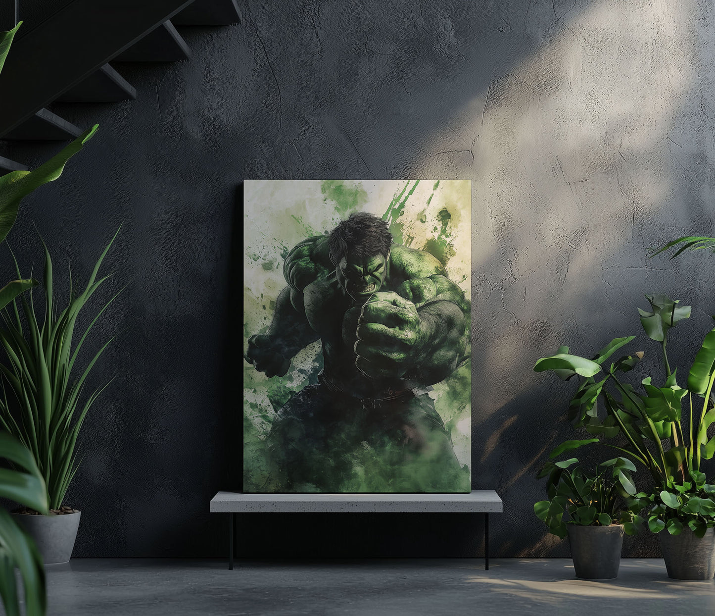 Marvel Hulk Splash Art