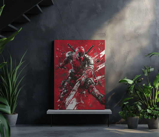 Marvel Deadpool Splash Art