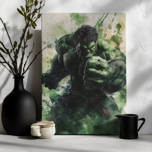 Marvel Hulk Splash Art